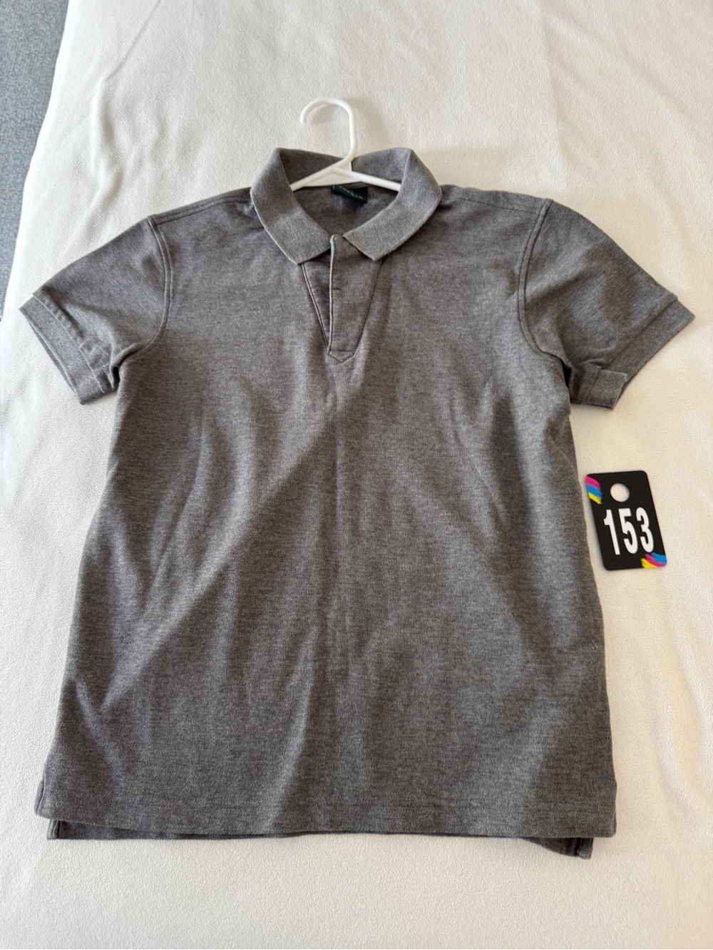 Men's Kent & Curwin British Classic Grey Short-Sleeve Polo Shirt